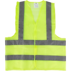 Изображение товара Жилет сигнальный желтый с отражающими полосами, размер XXL, MOS 12127М