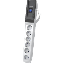 Изображение товара Сетевой фильтр ZIS Pilot Pro 6 розеток, 10 м (Pilot Pro10M)