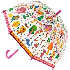 Изображение товара Детский зонт DJECO Лес с защитой и ярким дизайном