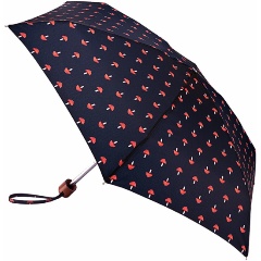 Изображение товара Женский складной механический зонт FULTON Mushrooms с алюминиевым каркасом и полиэстеровым куполом