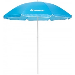 Изображение товара Пляжный зонт NISUS d 1,8м голубой легкий и устойчивый к внешним воздействиям