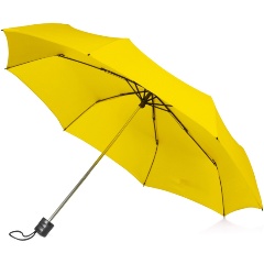 Изображение товара Зонт складной OASIS Columbus, механический, 3 сложения, с чехлом, желтый