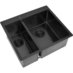 Изображение товара Кухонная мойка ZORG SANITARY ZL R 590-2-510-R GRAFIT