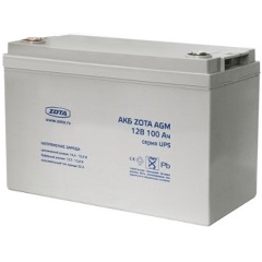 Изображение товара Аккумуляторная батарея ZOTA AGM 100-12
