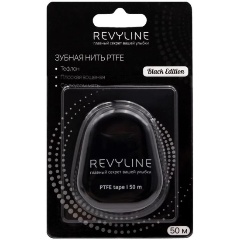 Изображение товара Зубная нить Revyline PTFE Black Edition, мятная, 50 м - эффективность и комфорт