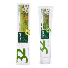 Изображение товара Зубная паста 32 ЖЕМЧУЖИНЫ HERBAL Семь трав 150 г