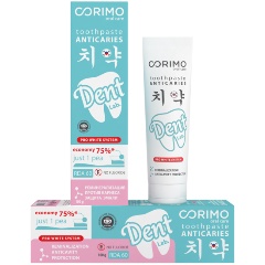 Изображение товара Зубная паста Corimo с Гидроксиапатитом и Женьшенем для профилактики кариеса 100 г