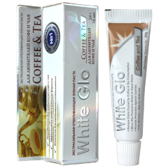 Изображение товара Зубная паста WHITE GLО для любителей кофе и чая, отбеливающая, 24 г