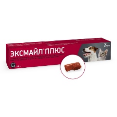 Изображение товара Зубная паста Эксмайл плюс,для собак и кошек, 50 гр
