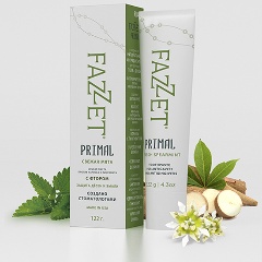 Изображение товара Органическая зубная паста Fazzet Primal organic с фторидом олова, 122 г