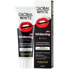 Изображение товара Зубная паста GLOBAL WHITE Extra Whitening, отбеливающая, 100 гр