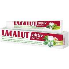 Изображение товара Зубная паста LACALUT Aktiv Herbal, 75 мл