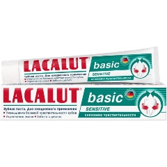 Изображение товара Зубная паста LACALUT basic sensitive 75 мл для чувствительных зубов