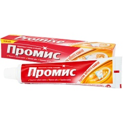Изображение товара Зубная паста Промис против зубного камня 100 г для профилактики и борьбы с отложениями