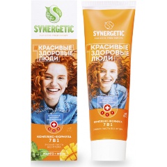 Изображение товара Зубная паста SYNERGETIC Комплекс-формула 7в1 для укрепления и освежения 100 гр