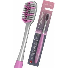 Изображение товара Зубная щетка BioMed Pink Salt Soft с напылением из розовой гималайской соли, мягкая