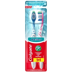 Изображение товара Зубная щётка электрическая COLGATE Макс Блеск ,средннй жесткости, 1+1