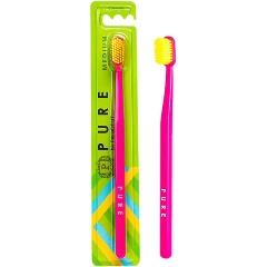 Изображение товара Зубная щетка PURE BY PRESIDENT Medium средняя