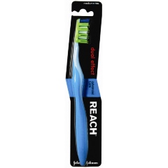 Изображение товара Зубная щетка REACH Dualeffect, средняя