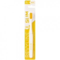 Изображение товара Зубная щетка REVYLINE SLIM мягкая желтая для чувствительной эмали и Брекетов