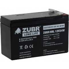 Изображение товара Аккумулятор ZUBR HRL12-24W AGM 12 В 6 Ач для ИБП