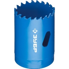 Изображение товара Коронка биметаллическая ЗУБР быстрорежующая сталь, 38 мм