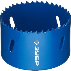 Изображение товара Коронка биметаллическая ЗУБР быстрорежующая сталь, 70 мм