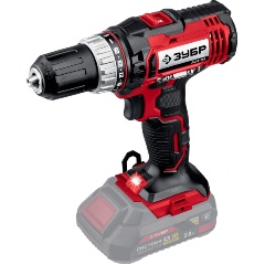 Изображение товара Дрель-шуруповерт аккумуляторная ЗУБР ДШЛ-185, без АКБ и ЗУ