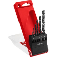 Изображение товара Набор сверл ЗУБР МАСТЕР 6шт(2-8мм), по металлу, сталь Р4М2, класс В