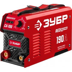 Изображение товара Инверторный сварочный аппарат ЗУБР СА-190 серия RED MACHINE ММА