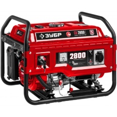 Изображение товара Генератор бензиновый с электростартером ЗУБР СБ-2800Е, серия «МАСТЕР»