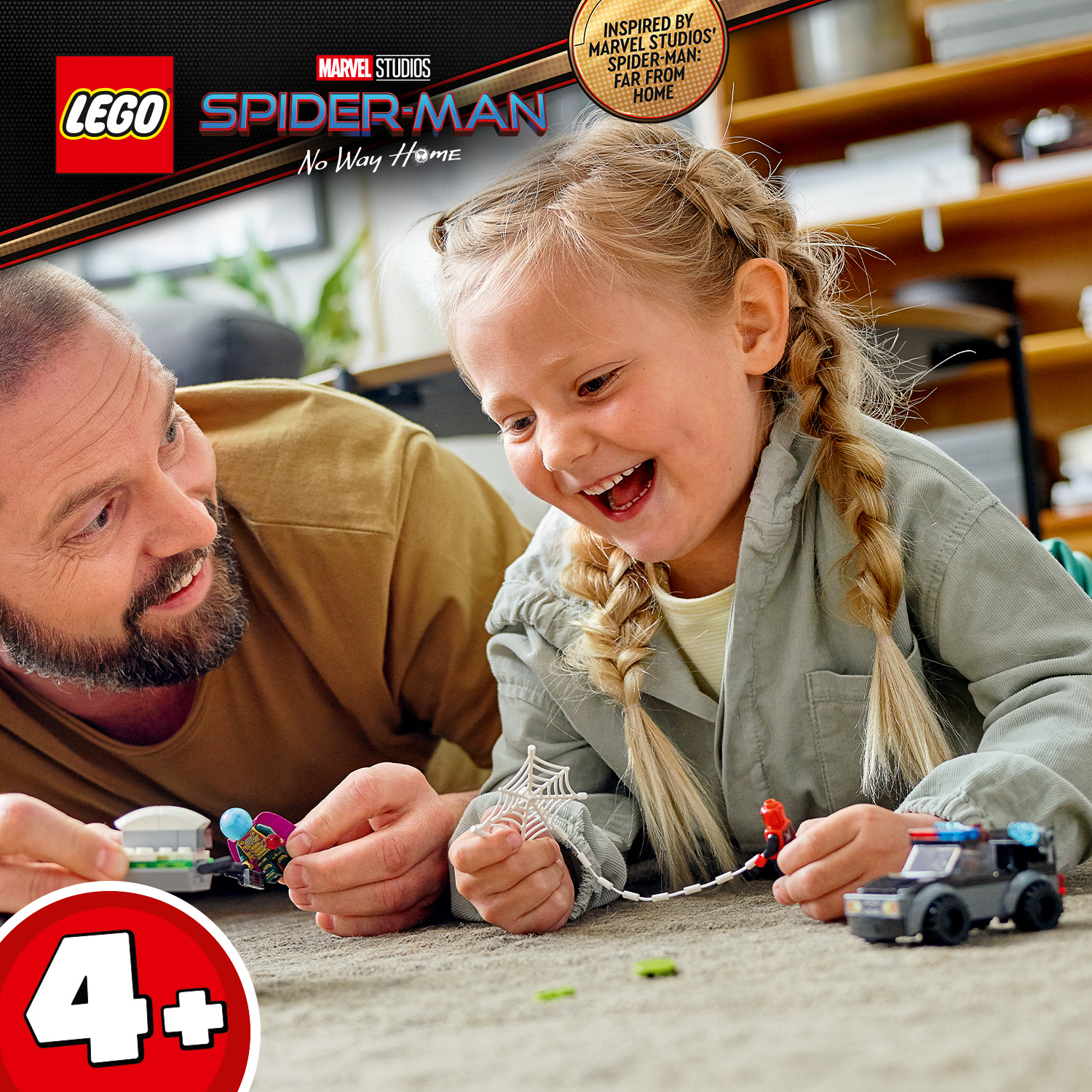 Конструктор LEGO® Marvel Super Heroes 76184 Человек-паук против атаки  дронов Мистерио 76184 LEGO — купить в интернет-магазине ОНЛАЙН ТРЕЙД.РУ