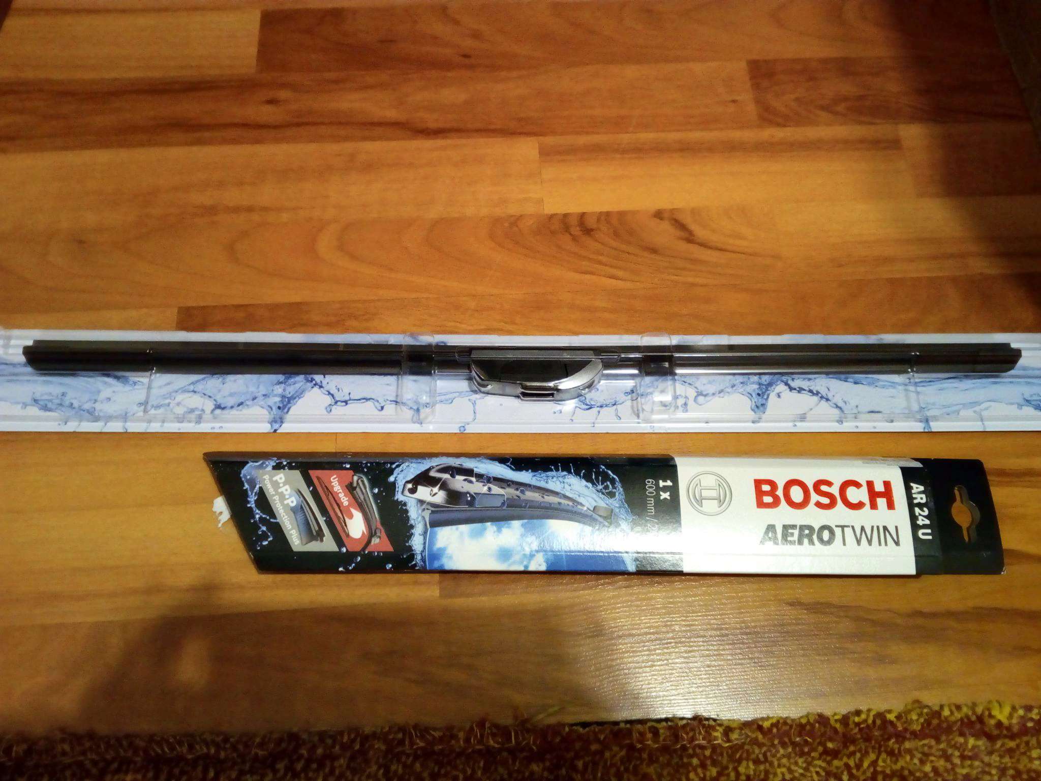 Щетка стеклоочистителя BOSCH Aerotwin AR24U, 600мм/24, бескаркасная, 1 ...