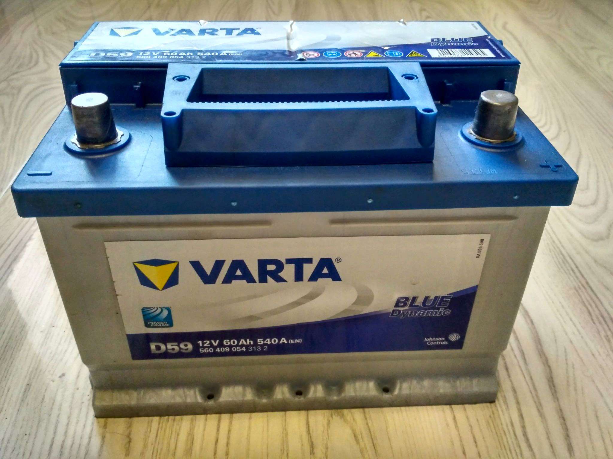 Купить аккумулятор VARTA D59 Blue Dynamic 560 409 054, 242x175x175