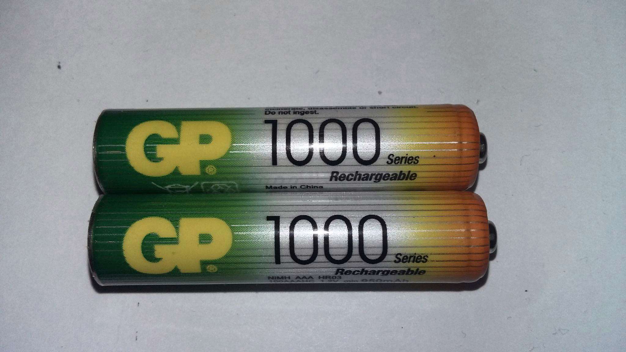 Купить аккумулятор GP LR03 AAA 1000 mAh (уп 2 шт) GP 100AAAHC-2DECRC2 в интернет