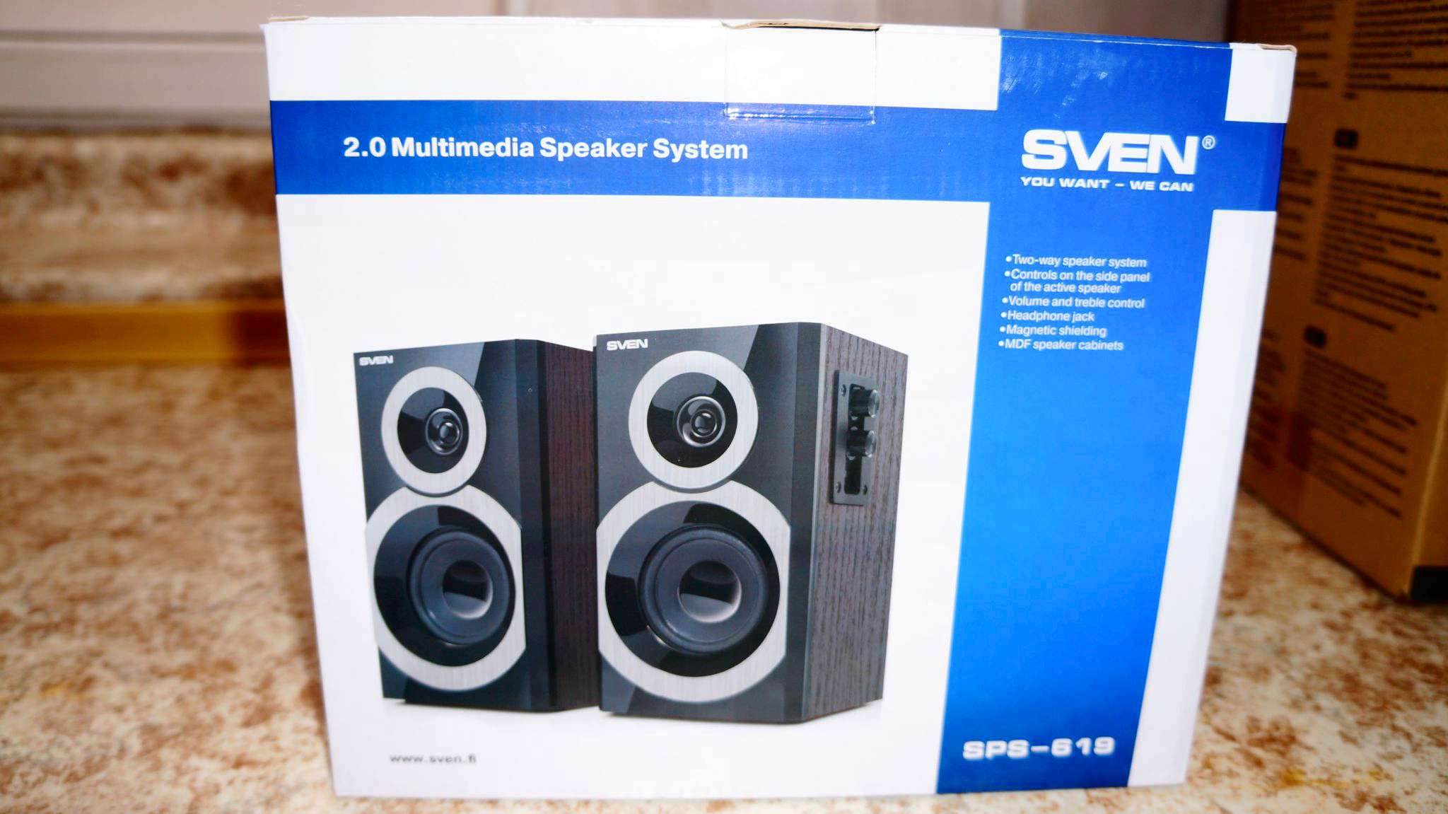 Колонки Sven SPS-619, черный (SV-011277) — купить в интернет-магазине ...