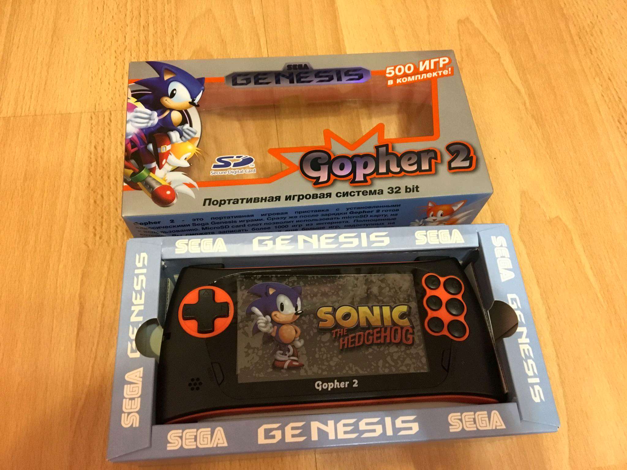 Игровая приставка Sega License SEGA Genesis Gopher 2 + 500 игр, оранжевая  ConSkDn50 — купить в интернет-магазине ОНЛАЙН ТРЕЙД.РУ