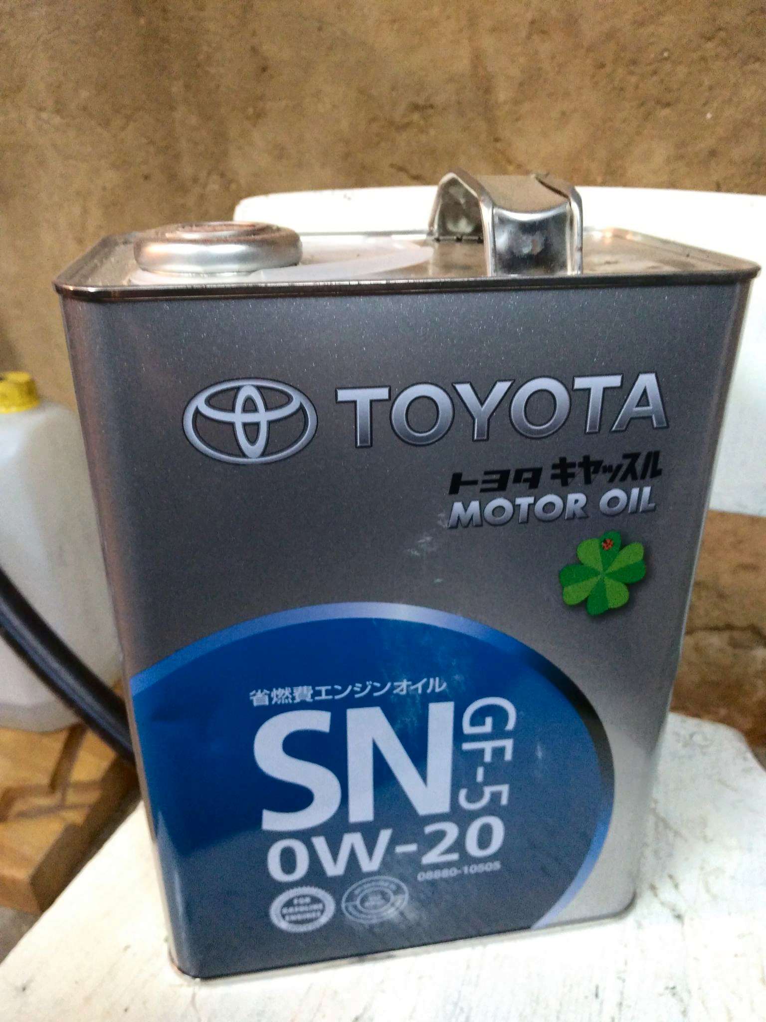 Масло тойота вс. Toyota Motor Oil 0w-20 SN, 4л. Машинное масло на тойоту Виш. 08880-10505 Купить. Масло Селика 23.