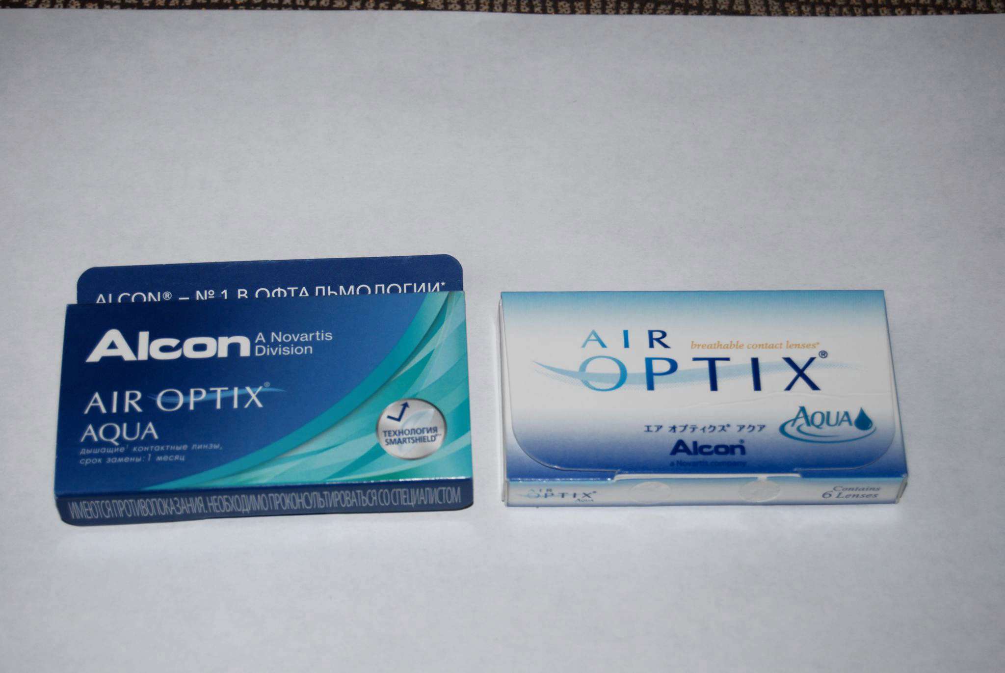 Alcon air optix aqua 6 шт