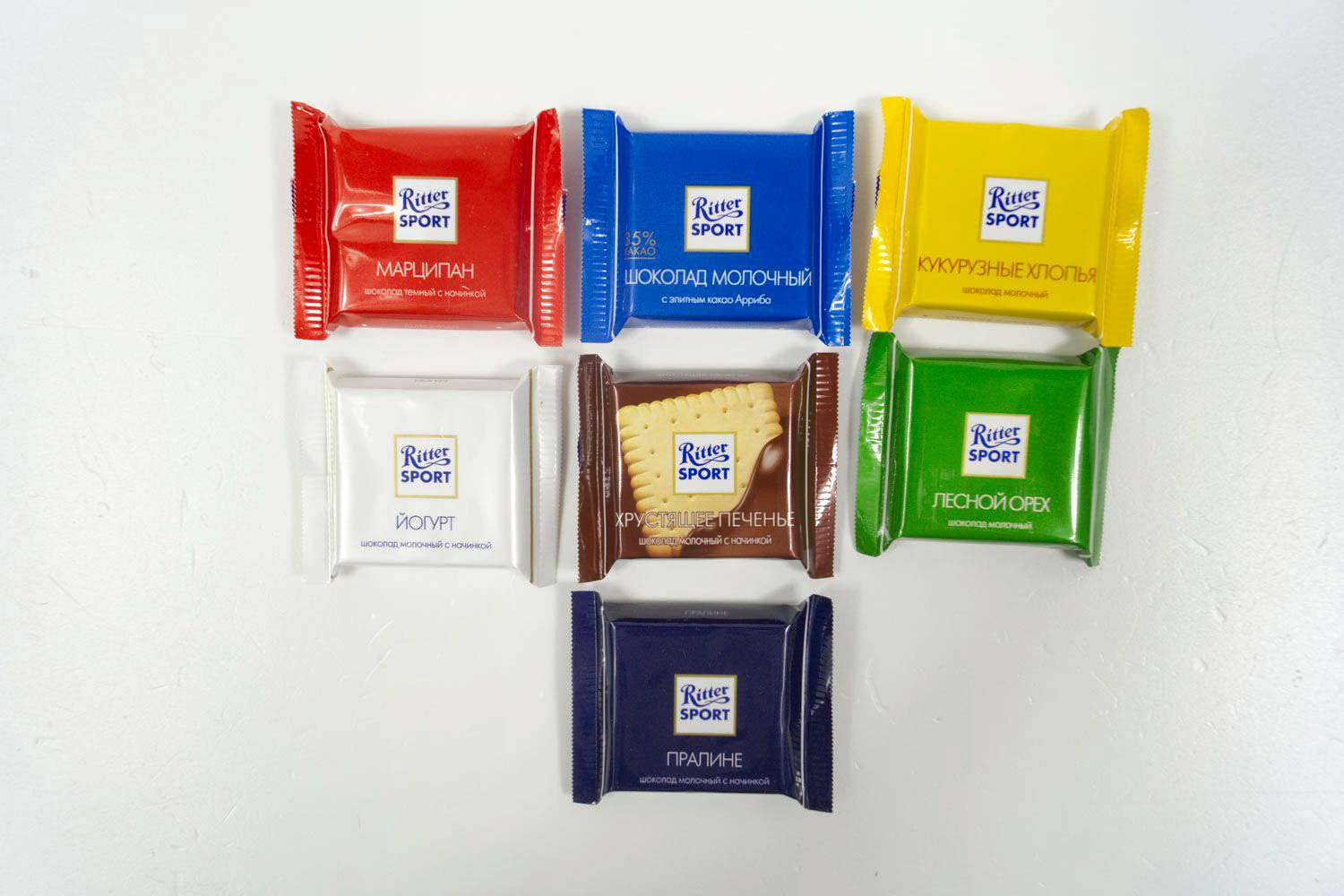 Ritter Sport шоколад ассорти