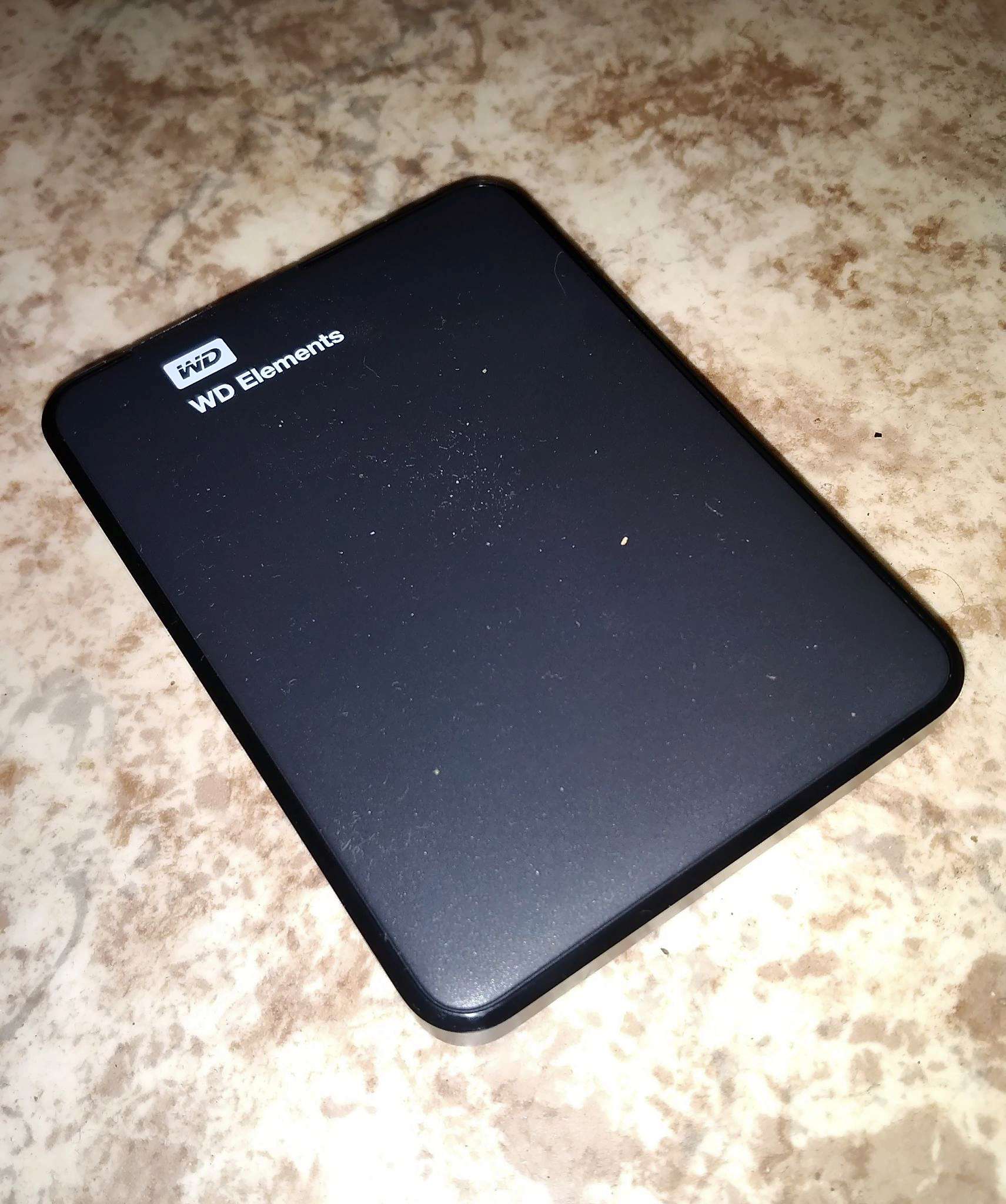 Внешний жесткий диск Western Digital WD Elements Portable, 1 ТБ, USB 3. ...
