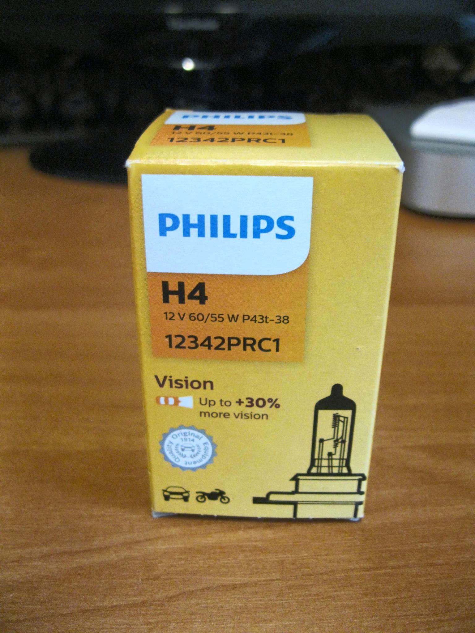 PHILIPS H4 Vision 12V 60 55W 1 12342PRC1