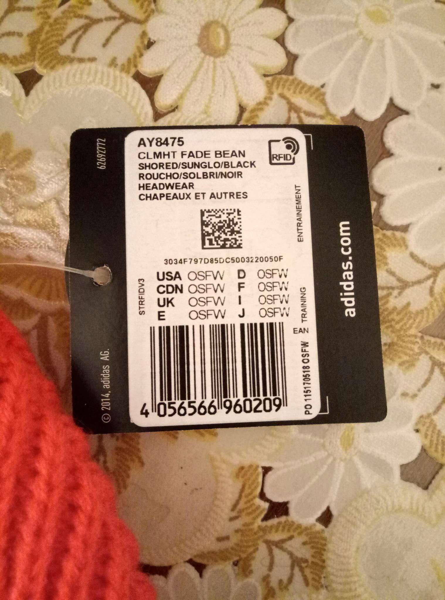 Шапка ADIDAS CLMHT FADE BEAN AY8475 унисекс, цвет красный, размер 56-57 ( OSFW) — купить в интернет-магазине ОНЛАЙН ТРЕЙД.РУ