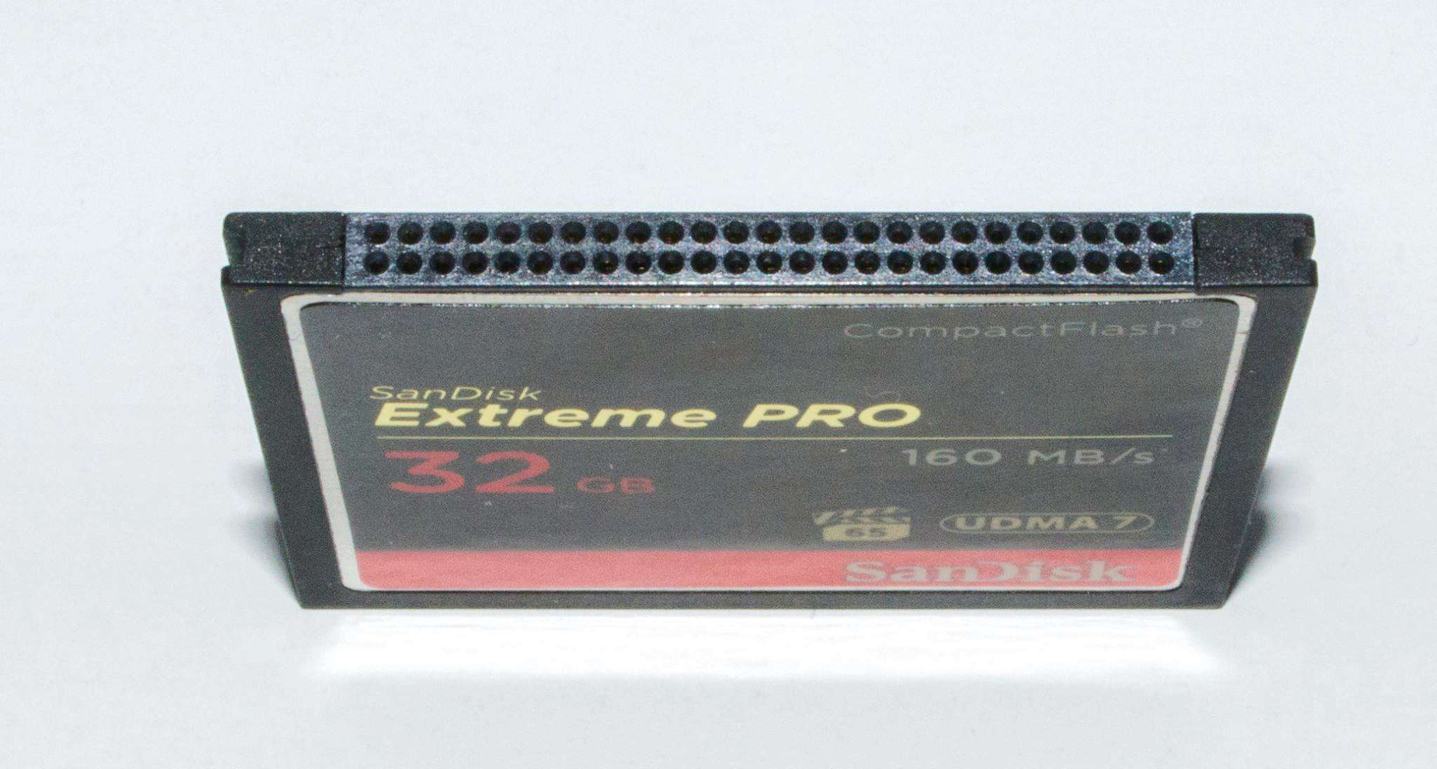 Карта памяти sandisk extreme pro compactflash 64gb 160 150 mb s