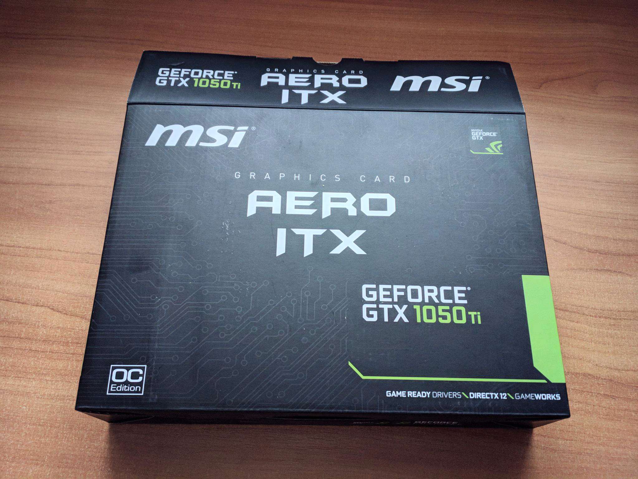MSI GeForce GTX 1050 Ti AERO ITX 4G GTX 1050 Ti AERO ITX 4G OC