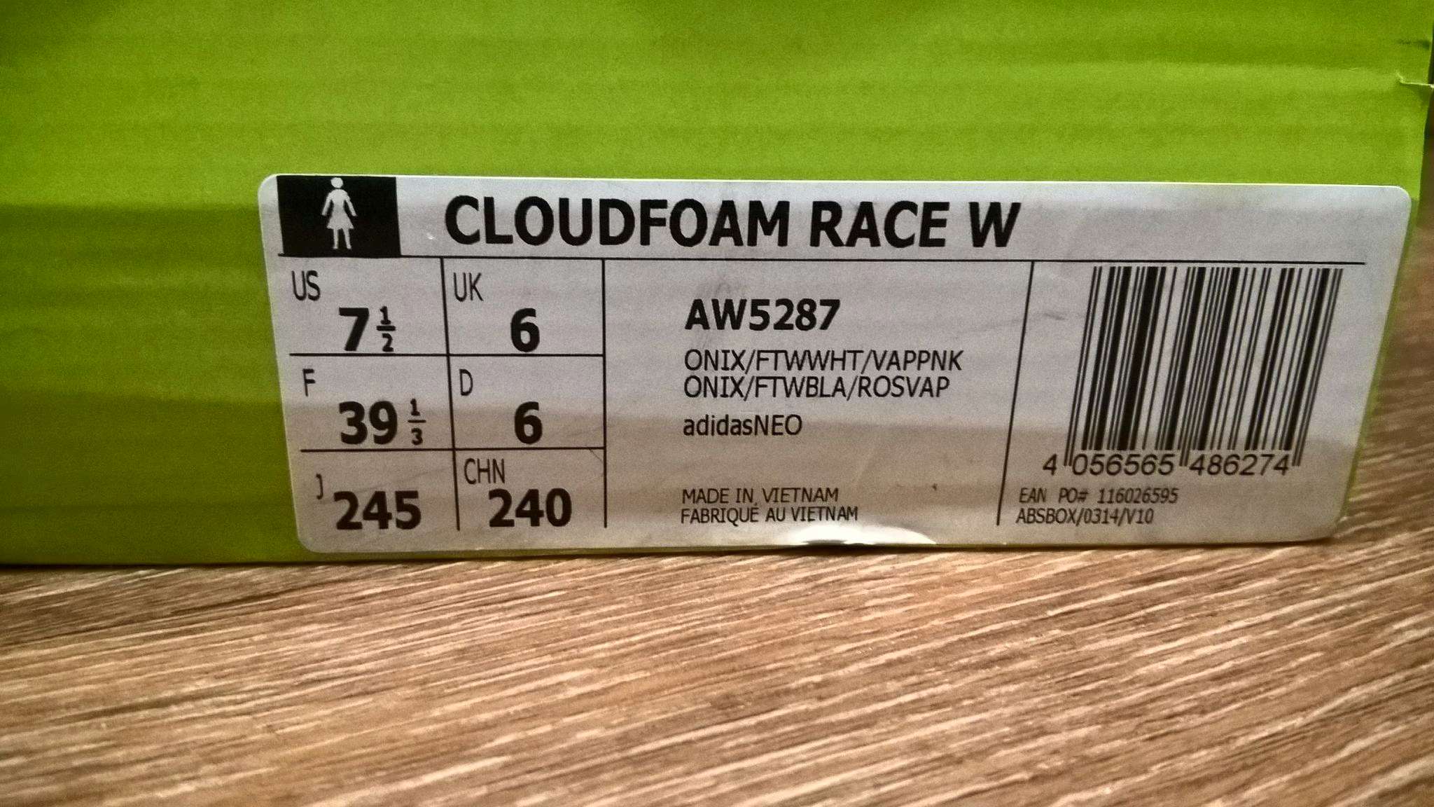 ADIDAS Cloudfoam Race AW5287