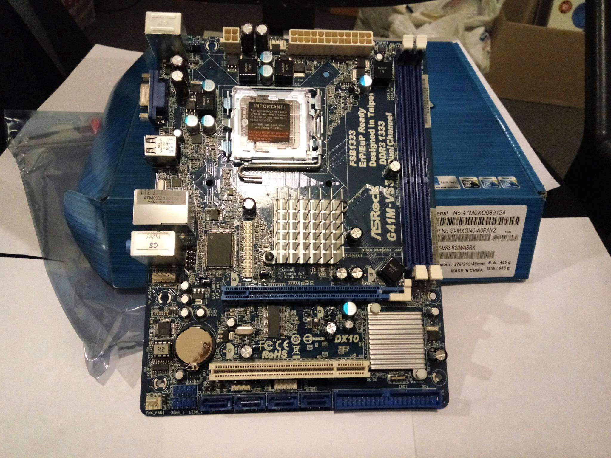 Купить Материнская плата ASRock G41M-VS3 R2.0 (LGA775, microATX) в ...