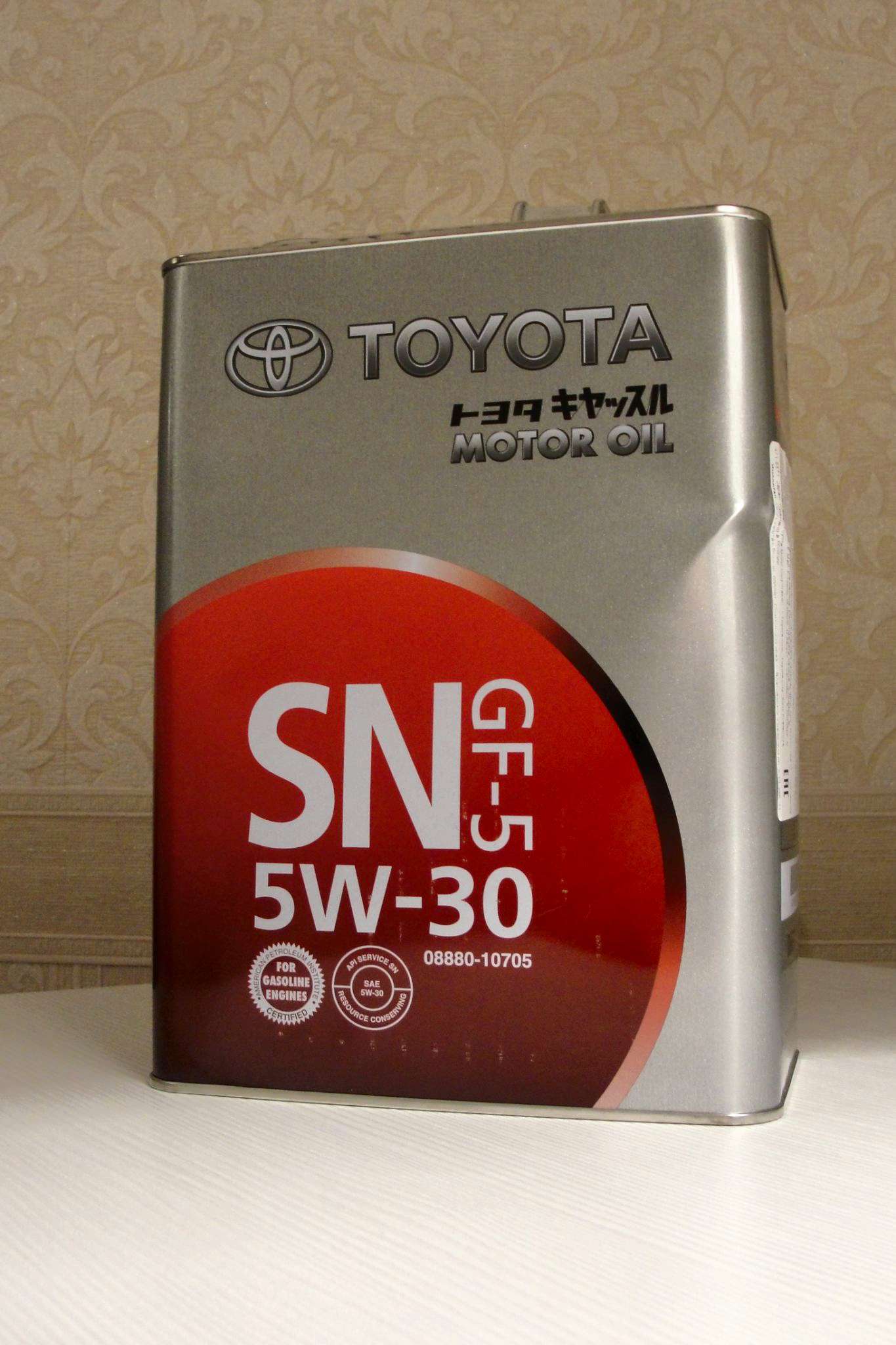 Масло тойота gf 6a. Тойота SN 5w30 gf-5. Toyota SN 5w-30 4 л. Моторное масло Toyota Motor 5w30 gf 6. 0888010705 Toyota масло моторное.
