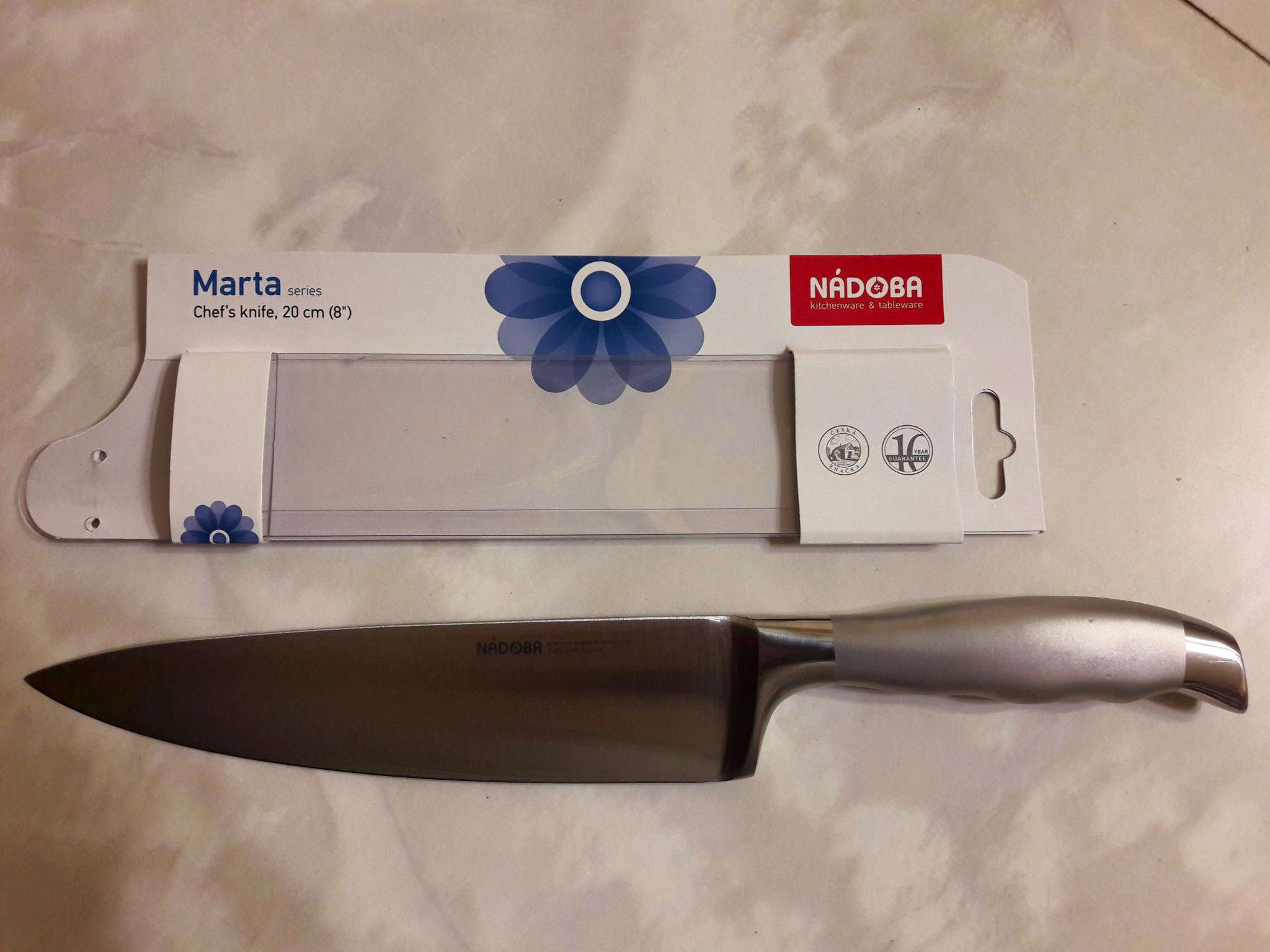 Нож поварской NADOBA Marta, 20 см —  в е ОНЛАЙН .