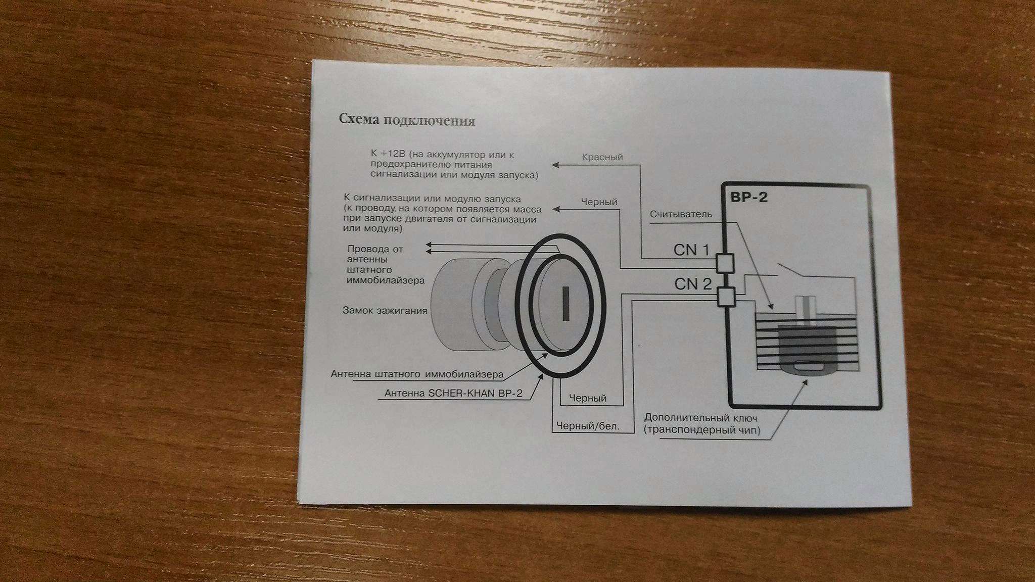 Модуль обхода иммобилайзера scher khan bp 2